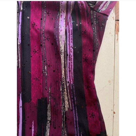 Picadilly : purple abstract print jacket - Picture 6 of 15